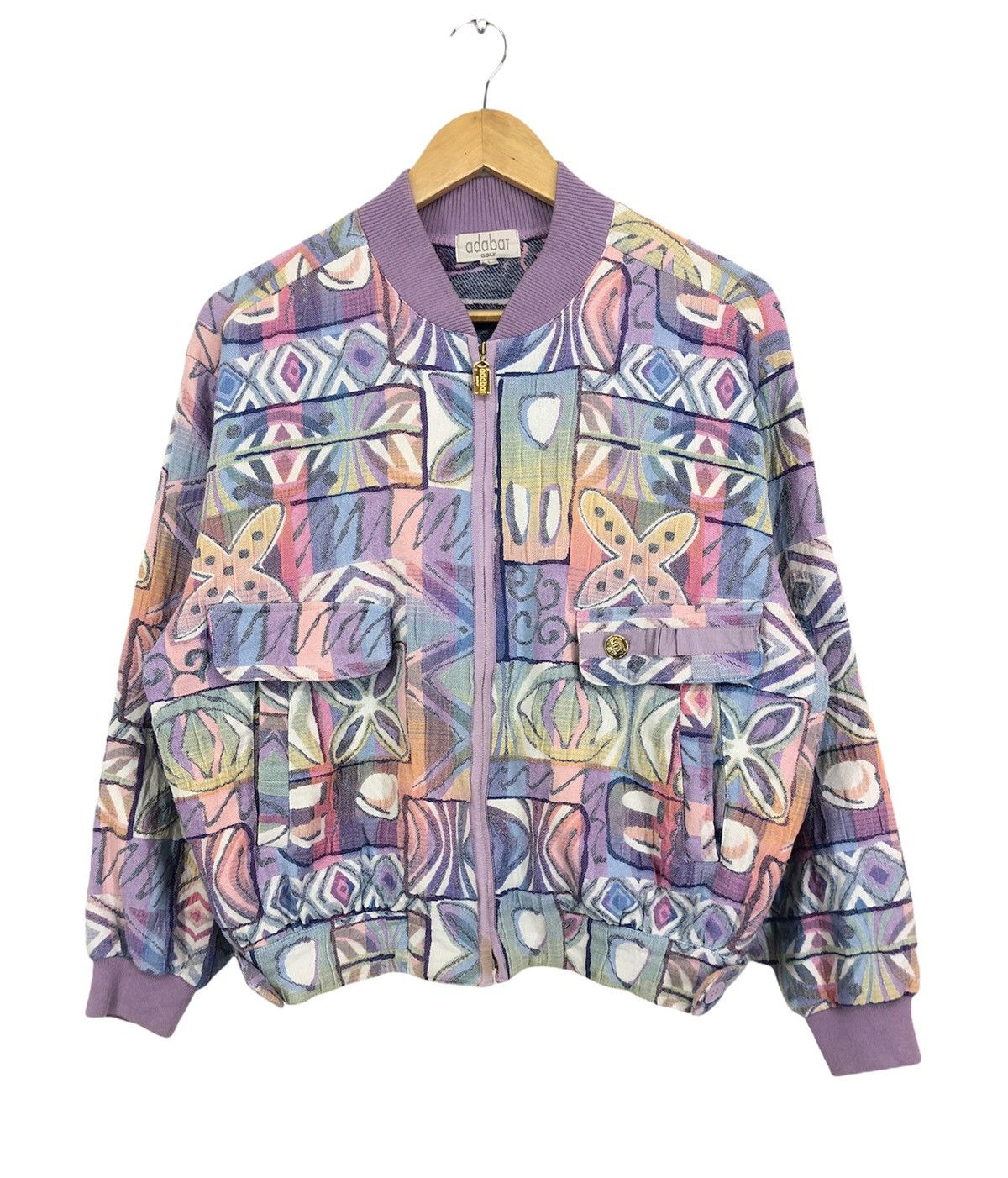 Japanese Brand × Vintage Vintage Adabat Golf Bomber Jacket Size US M / EU 48-50 / 2 - 1 Thumbnail