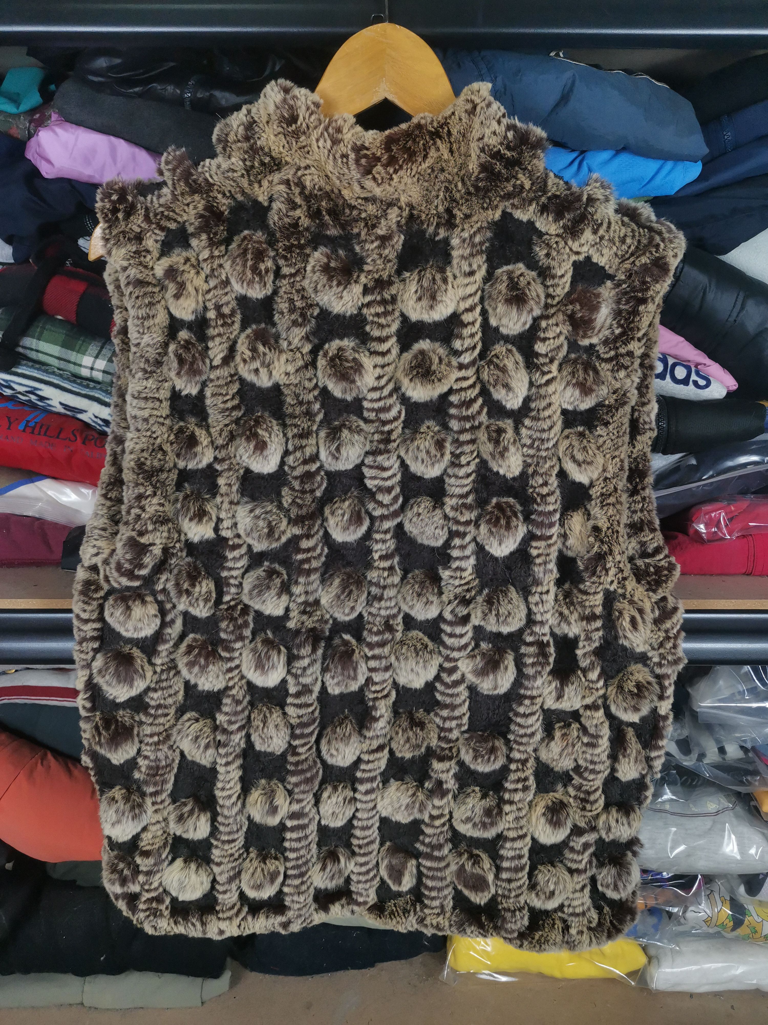 If Six Was Nine Vintage Japanese Brand Knit Mohair Cardigan Vest Size US M / EU 48-50 / 2 - 2 Thumbnail