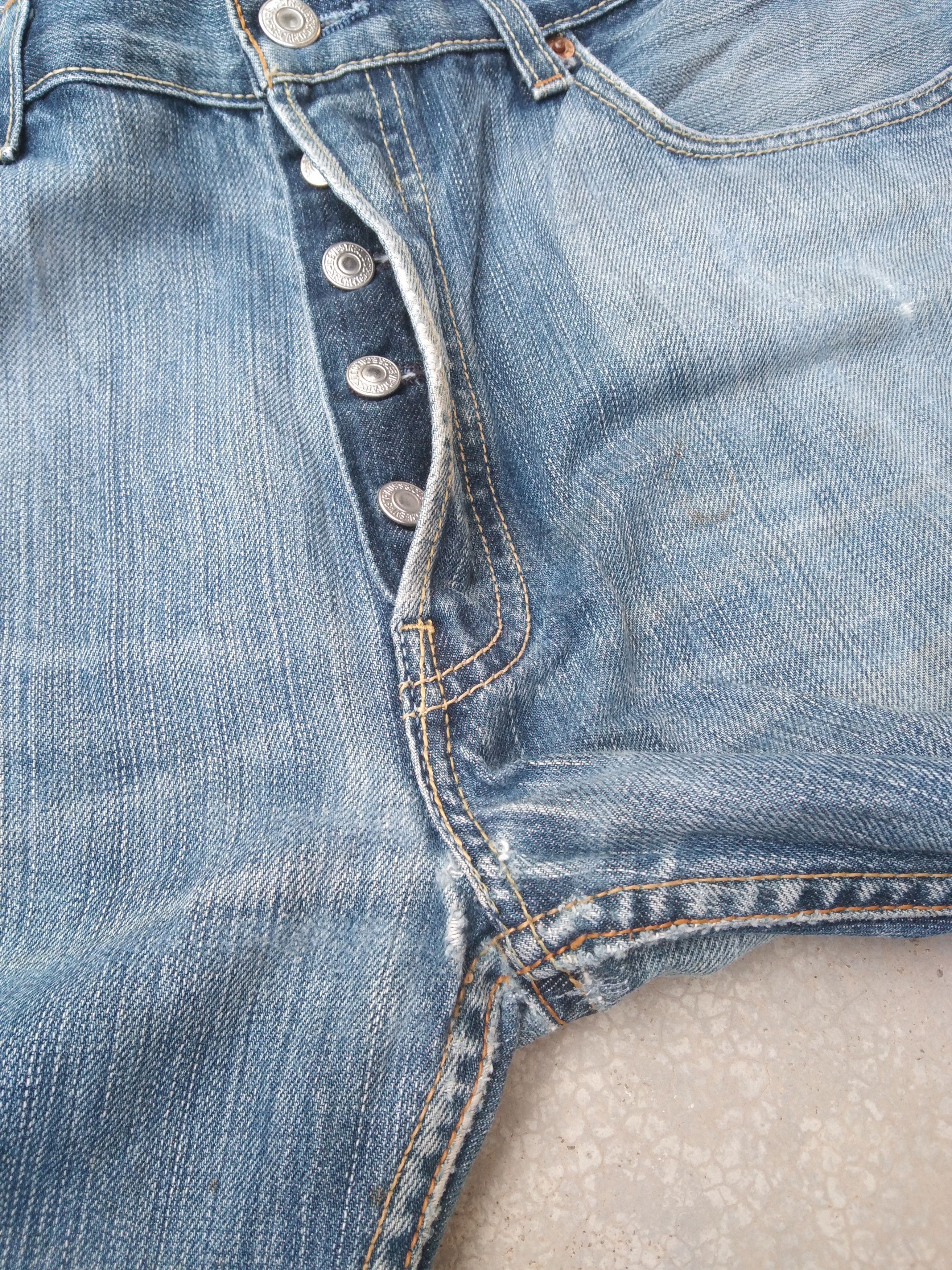 Levi's Vintage Levi's 501 Straight Leg Distressed Jeans 34x32 Size US 34 / EU 50 - 8 Thumbnail