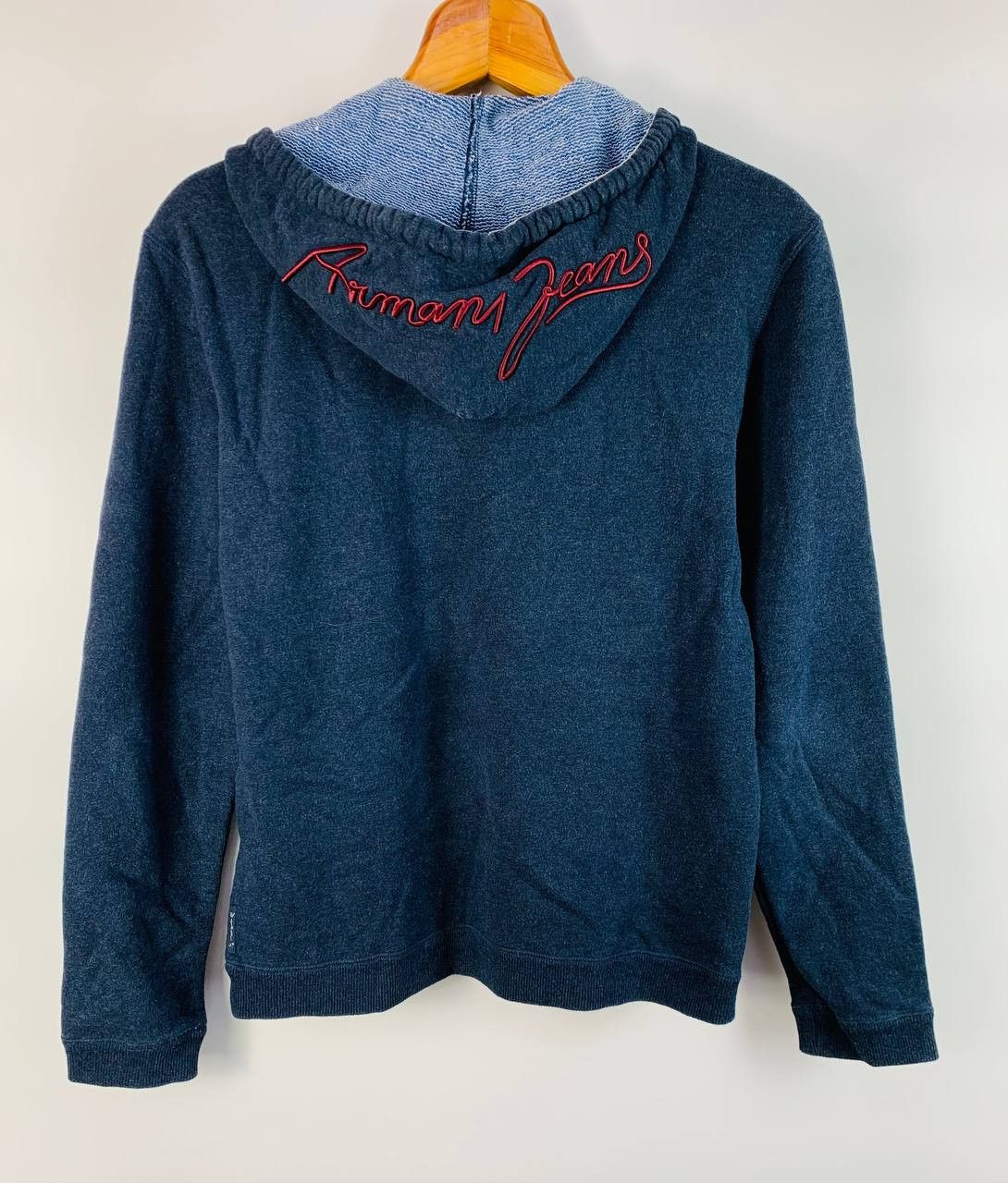 Armani Armani Jeans hoodie blue cotton M Size US M / EU 48-50 / 2 - 9 Thumbnail