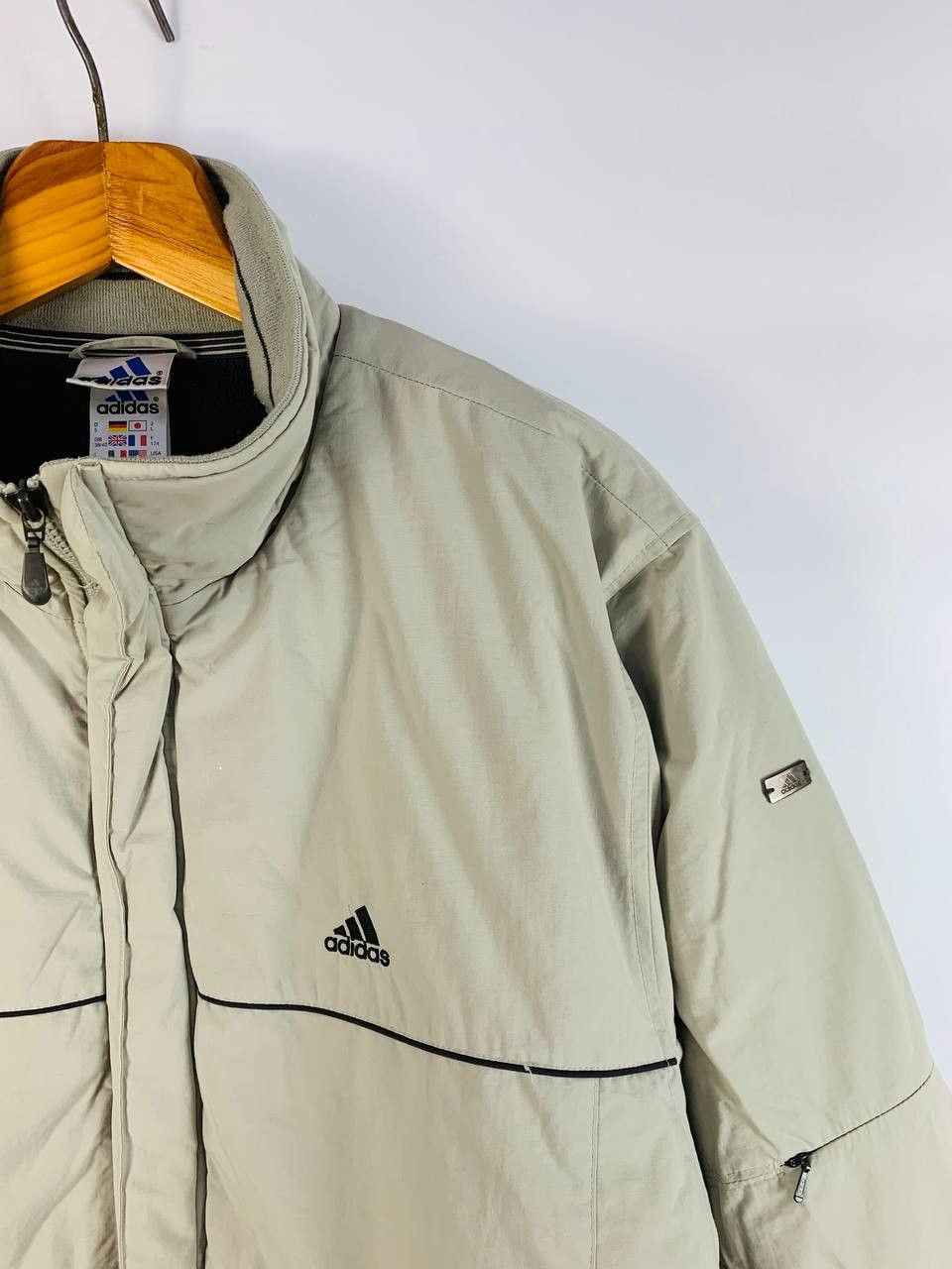 Adidas Adidas parka vintage gray M Size US M / EU 48-50 / 2 - 2 Thumbnail