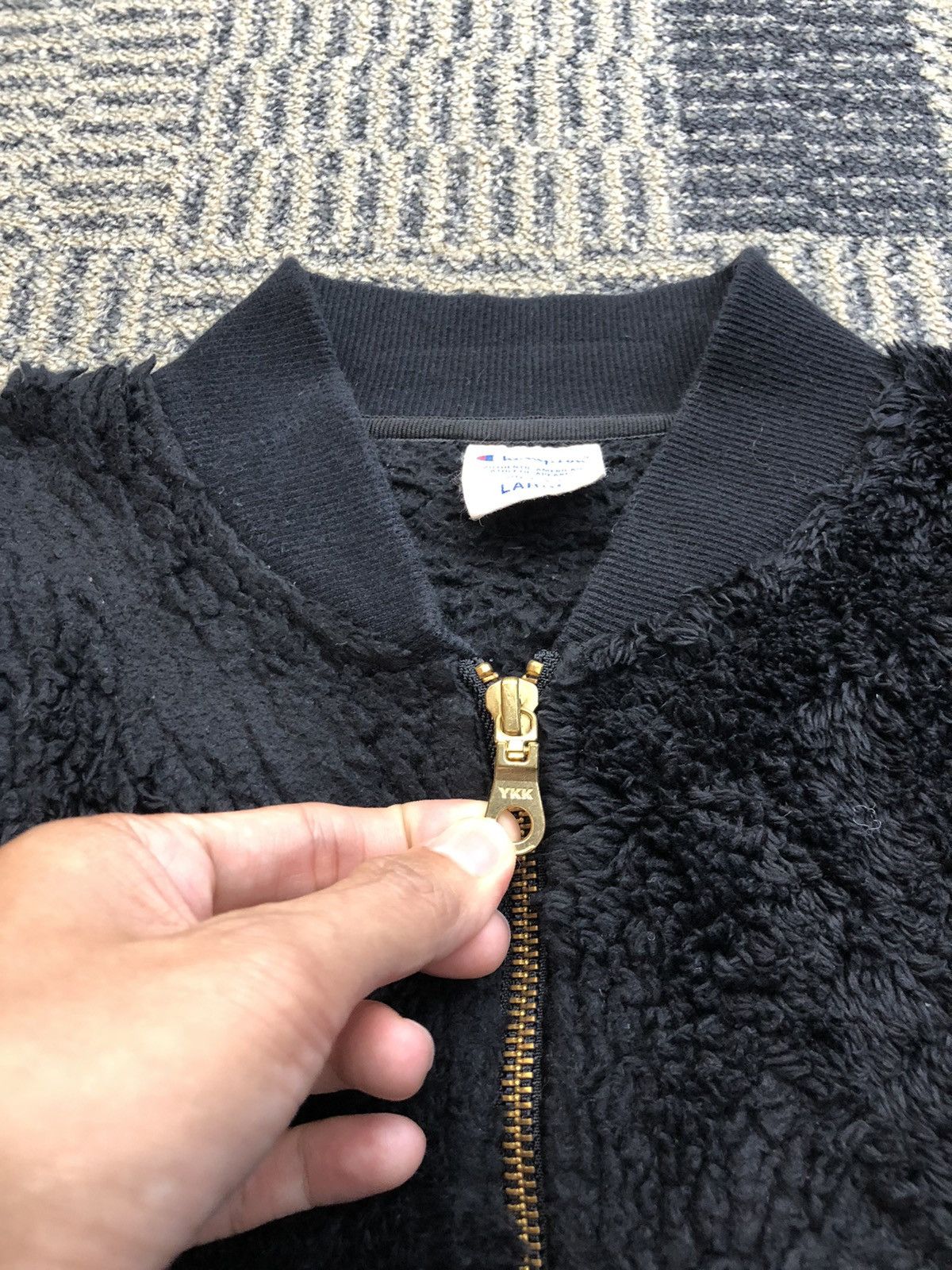 Champion Champion Black Fleece Bomber Jacket Size L / US 10 / IT 46 - 8 Thumbnail