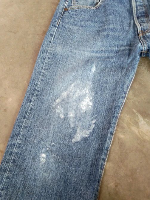 Levi's Vintage Levi's 501 Straight Leg Jeans 33x31 Size US 33 - 4 Thumbnail