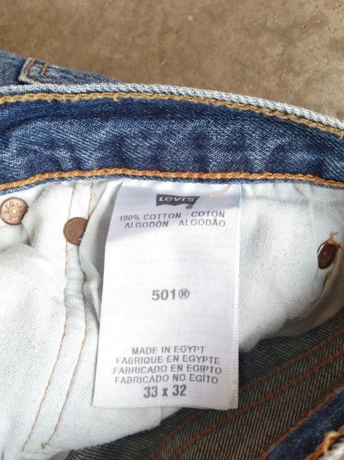 Levi's Vintage Levi's 501 Straight Leg Jeans 33x31 Size US 33 - 6 Thumbnail