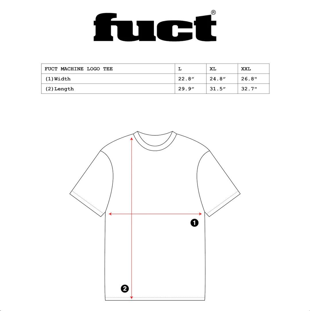 FUCT × SOFTMACHINE FUCT/SOFTMACHINE ROSE FILL OG LOGO TEE Size US XXL / EU 58 / 5 - 2 Thumbnail