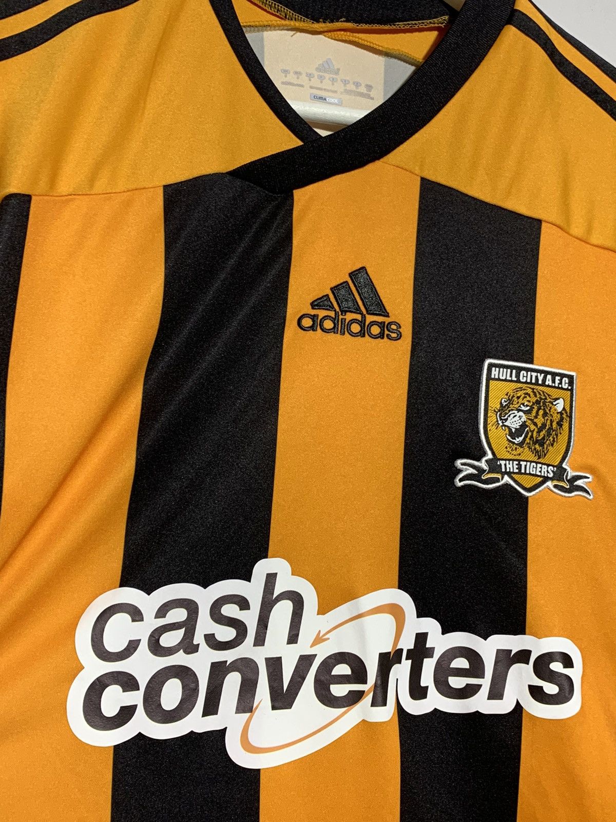 Adidas Hull City 2014/15 Y2k Streetwear Football Shirt Size US S / EU 44-46 / 1 - 3 Thumbnail