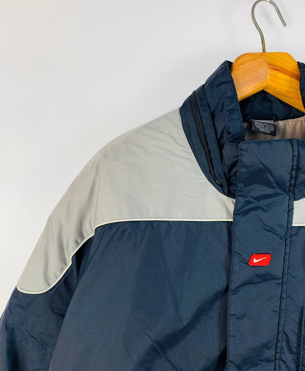 Nike Nike Down Jacket vintage gray/blue XL Size US XL / EU 56 / 4 - 3 Thumbnail