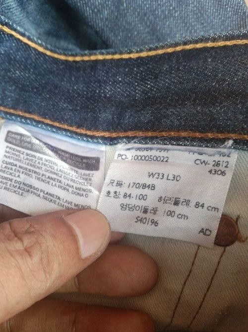 Levi's Vintage Levi's 501 Straight Leg Distressed Jeans 33x30 Size US 33 - 9 Thumbnail