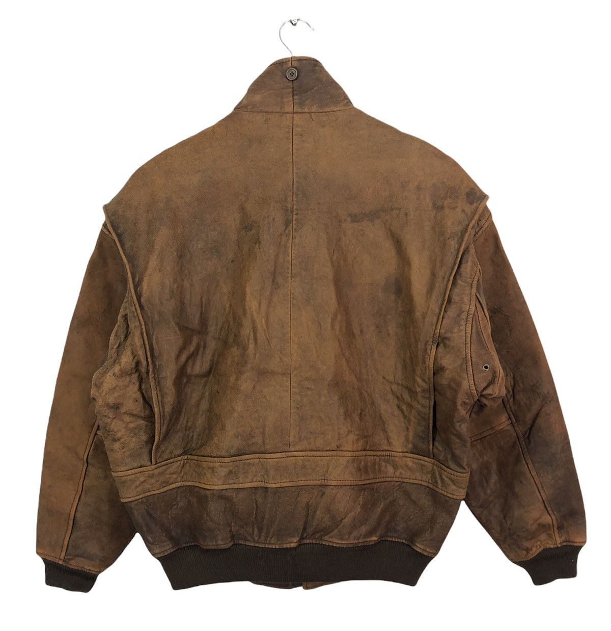 Leather Vintage USA Commander Sheepskin Leather Jacket Size US M / EU 48-50 / 2 - 2 Thumbnail