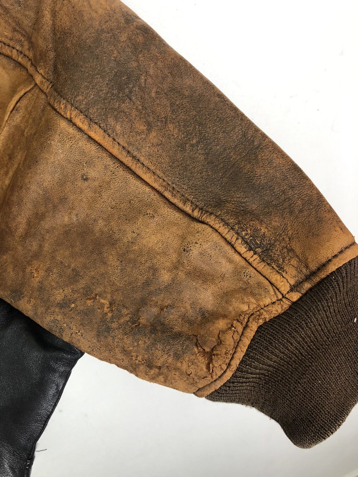 Leather Vintage USA Commander Sheepskin Leather Jacket Size US M / EU 48-50 / 2 - 17 Thumbnail
