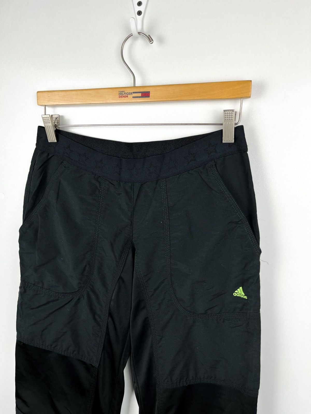 Adidas × Japanese Brand VINTAGE NYLON PARASHUTE Y2K AVANT GARDE PANTS WOMENS 10 Size 28" / US 6 / IT 42 - 3 Thumbnail