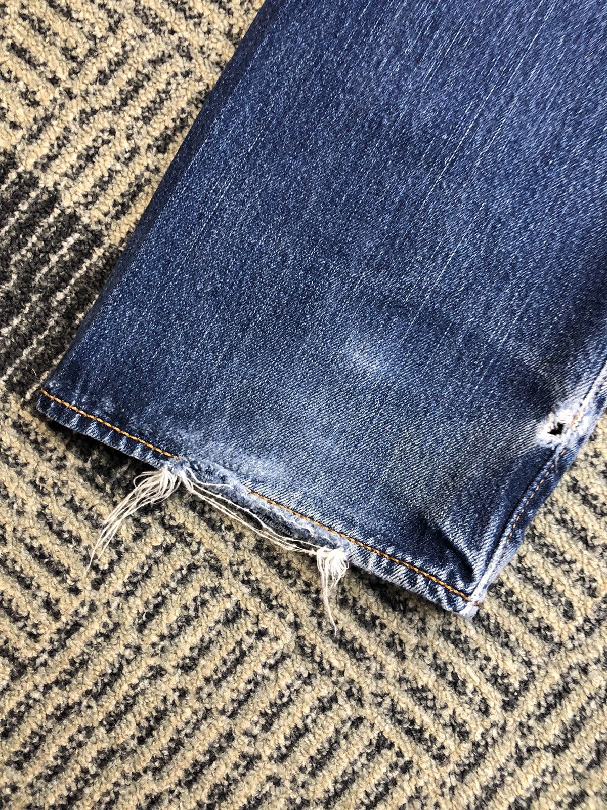 Levi's Levis 502 Faded Blue Distressed Faded Blue Jeans Size US 30 / EU 46 - 20 Thumbnail