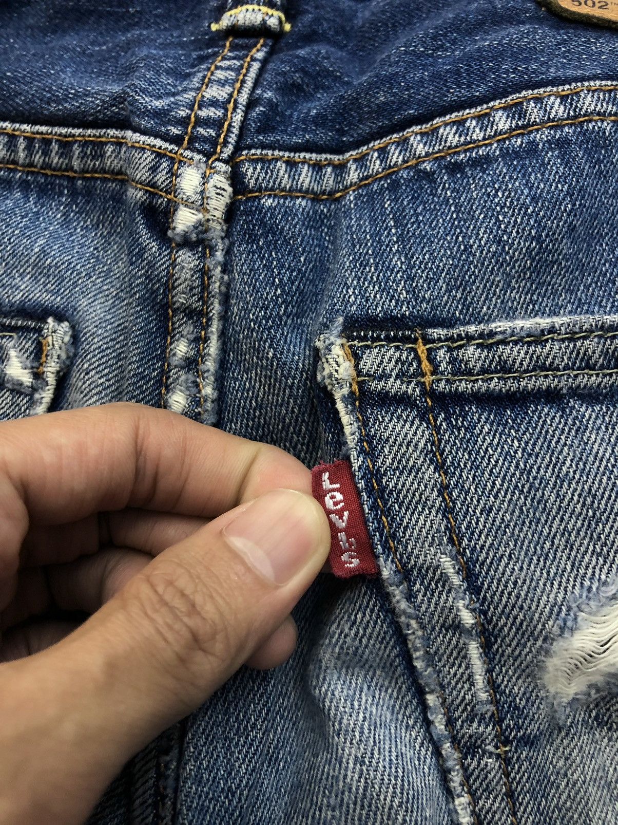 Levi's Levis 502 Faded Blue Distressed Faded Blue Jeans Size US 30 / EU 46 - 23 Thumbnail