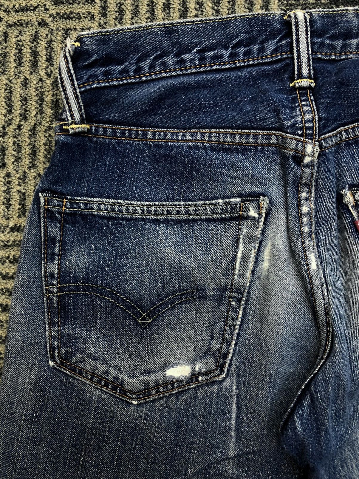 Levi's Levis 502 Faded Blue Distressed Faded Blue Jeans Size US 30 / EU 46 - 16 Thumbnail