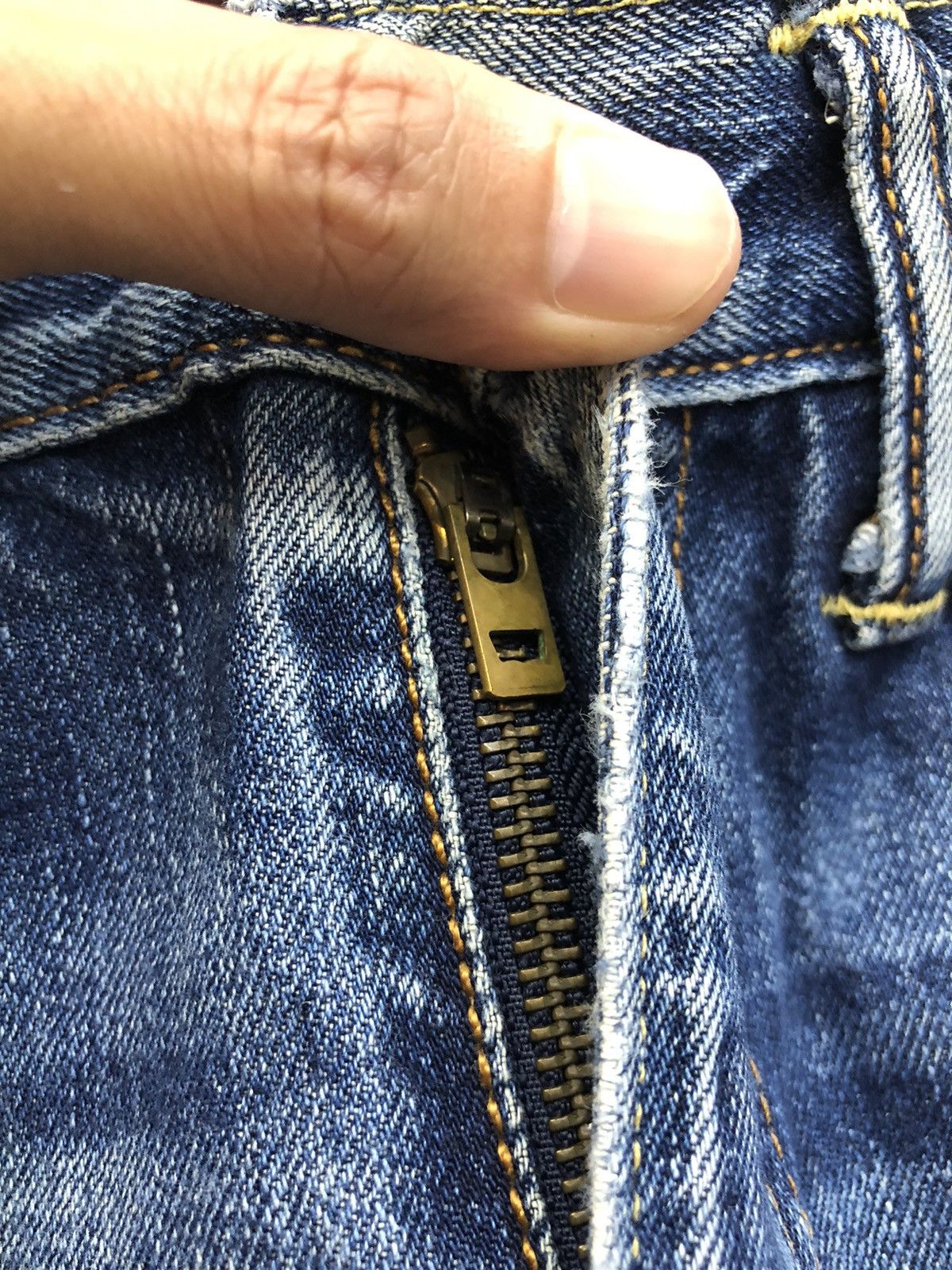 Levi's Levis 502 Faded Blue Distressed Faded Blue Jeans Size US 30 / EU 46 - 8 Thumbnail