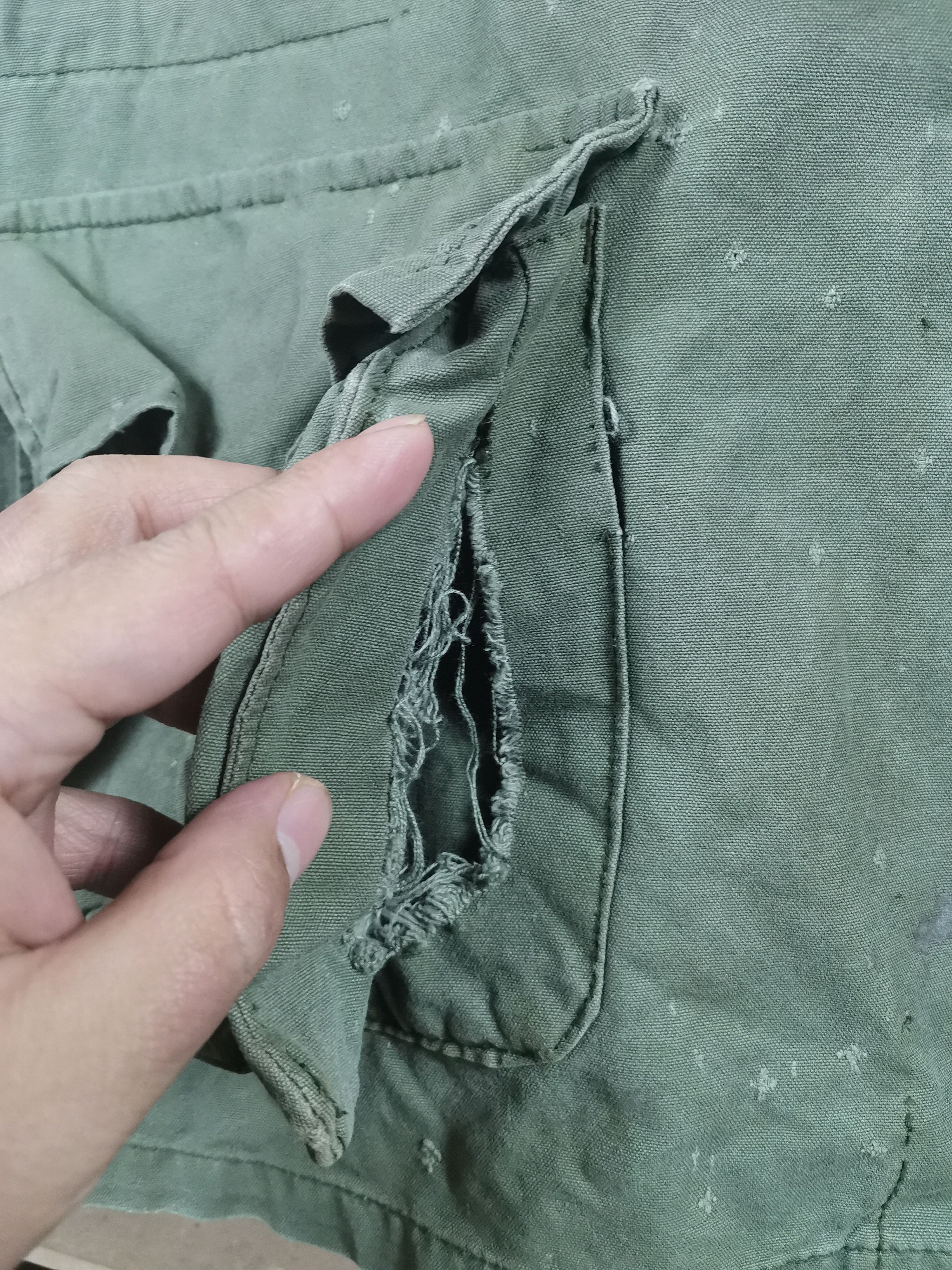 Vintage Vintage Us Army 2nd Pattern Slank Pocket Jacket Distressed Size US XL / EU 56 / 4 - 3 Thumbnail