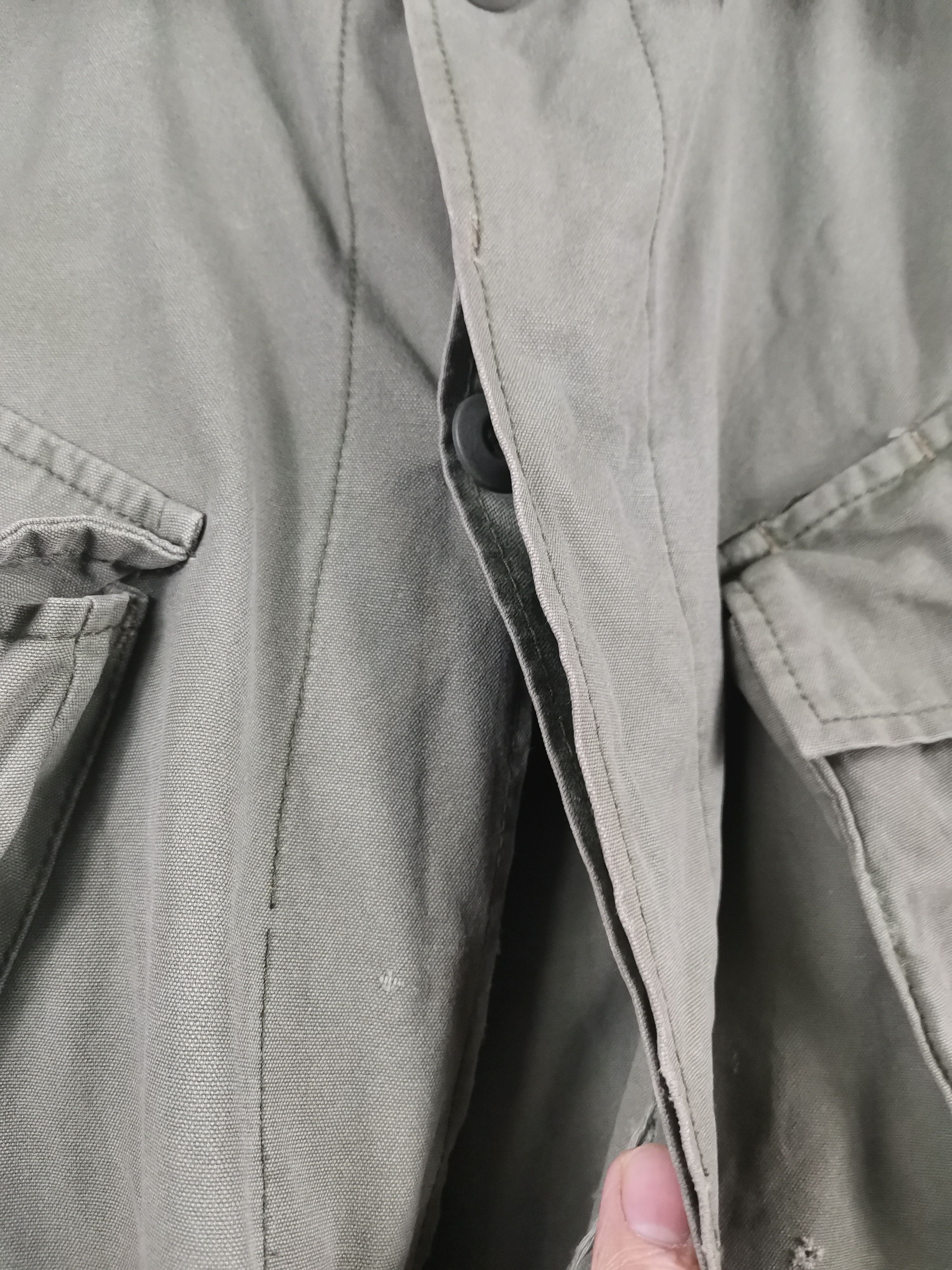 Vintage Vintage Us Army 2nd Pattern Slank Pocket Jacket Distressed Size US XL / EU 56 / 4 - 4 Thumbnail