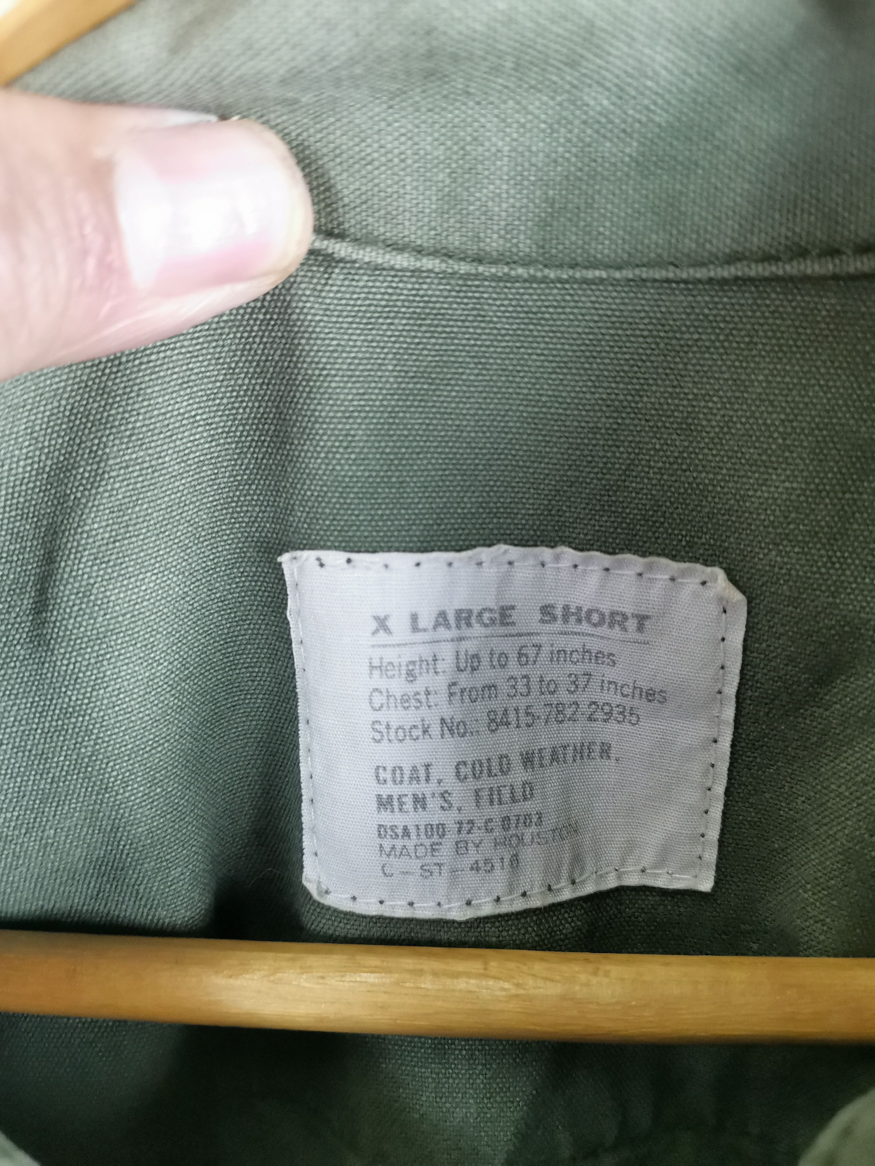 Vintage Vintage Us Army 2nd Pattern Slank Pocket Jacket Distressed Size US XL / EU 56 / 4 - 7 Thumbnail