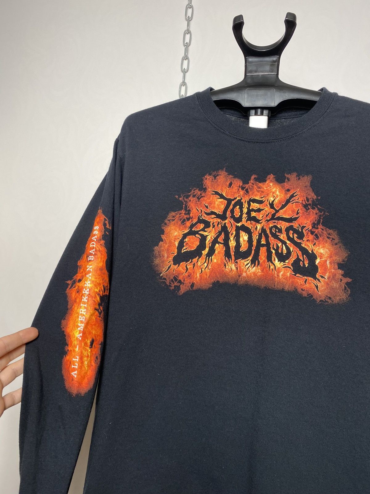 Band Tees Joey Badass All Ammerikkkan Bada$$ vip tour long sleeve Size US M / EU 48-50 / 2 - 4 Thumbnail