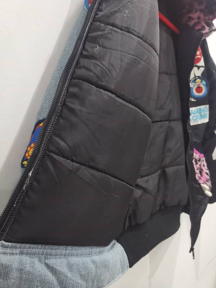 Japanese Brand Winter style Patchwork Jacket By Joyful & Monster #cw21 Size US M / EU 48-50 / 2 - 11 Thumbnail