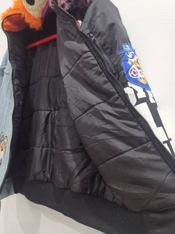 Japanese Brand Winter style Patchwork Jacket By Joyful & Monster #cw21 Size US M / EU 48-50 / 2 - 14 Thumbnail