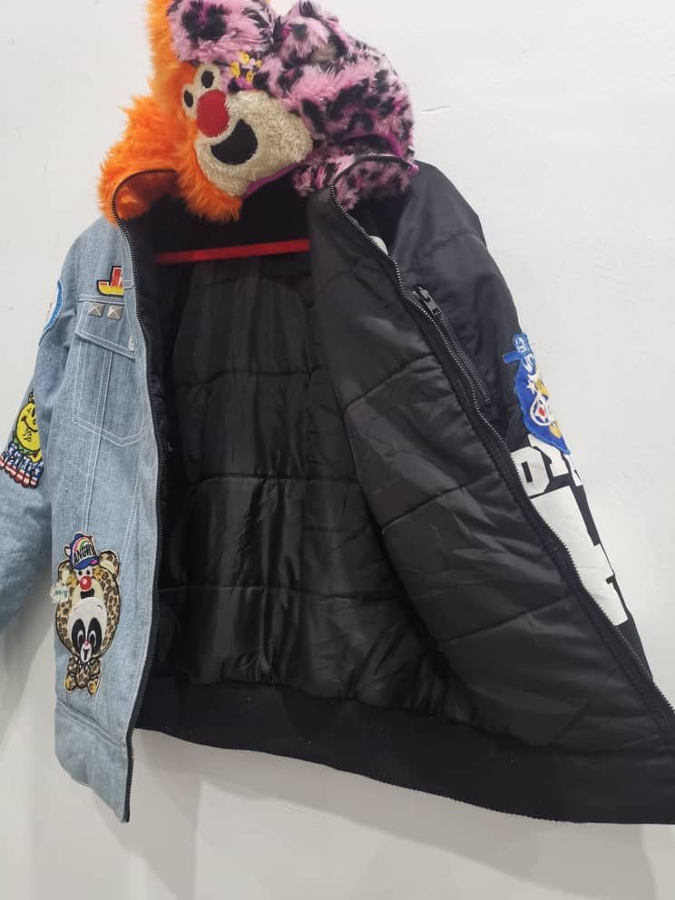Japanese Brand Winter style Patchwork Jacket By Joyful & Monster #cw21 Size US M / EU 48-50 / 2 - 13 Thumbnail