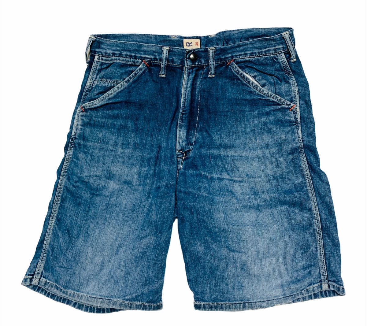 45rpm × Japanese Brand 45rpm JAPAN SHORTS DISTRESSED DENIM MADE IN JAPAN Size US 34 / EU 50 - 2 Thumbnail