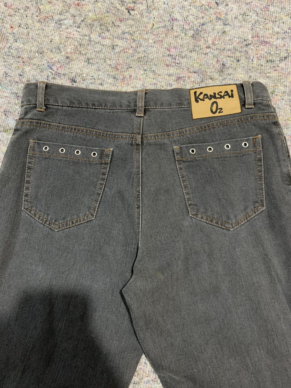 Issey Miyake 🖤BLACFRIDAY🖤Vintage kansai flared jeans Size 32" / US 10 / IT 46 - 4 Thumbnail