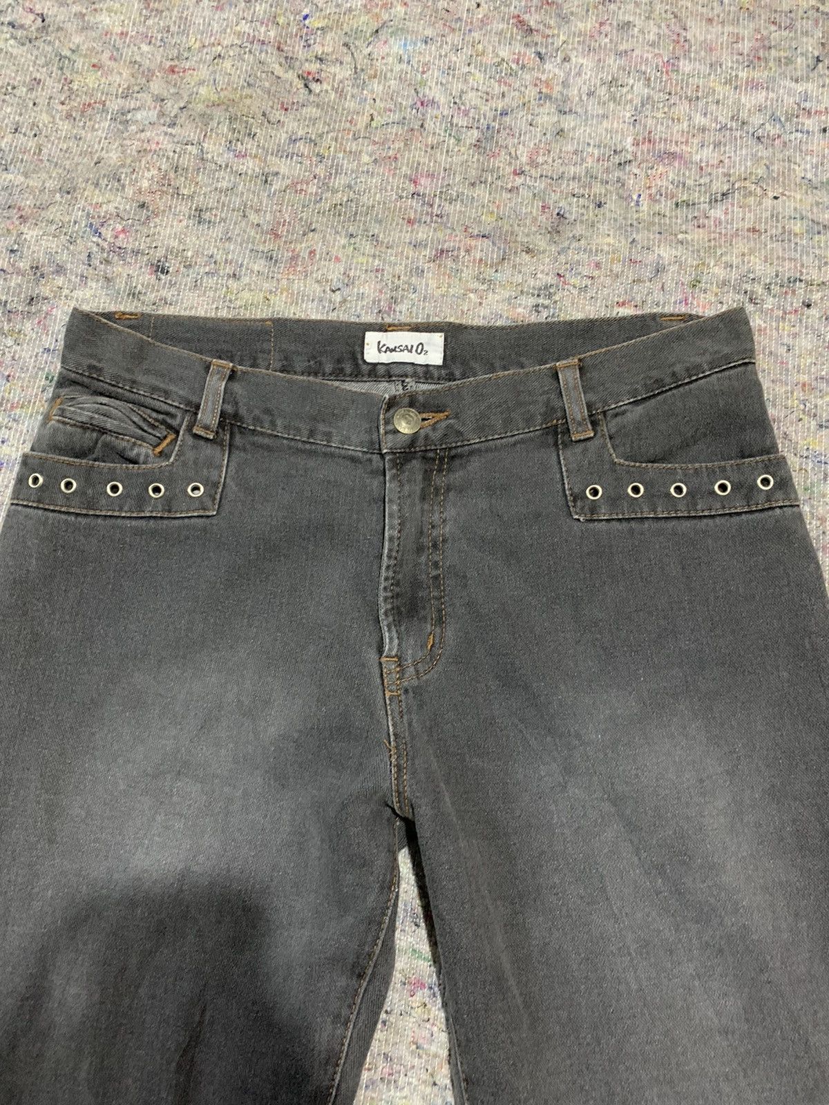 Issey Miyake 🖤BLACFRIDAY🖤Vintage kansai flared jeans Size 32" / US 10 / IT 46 - 3 Thumbnail