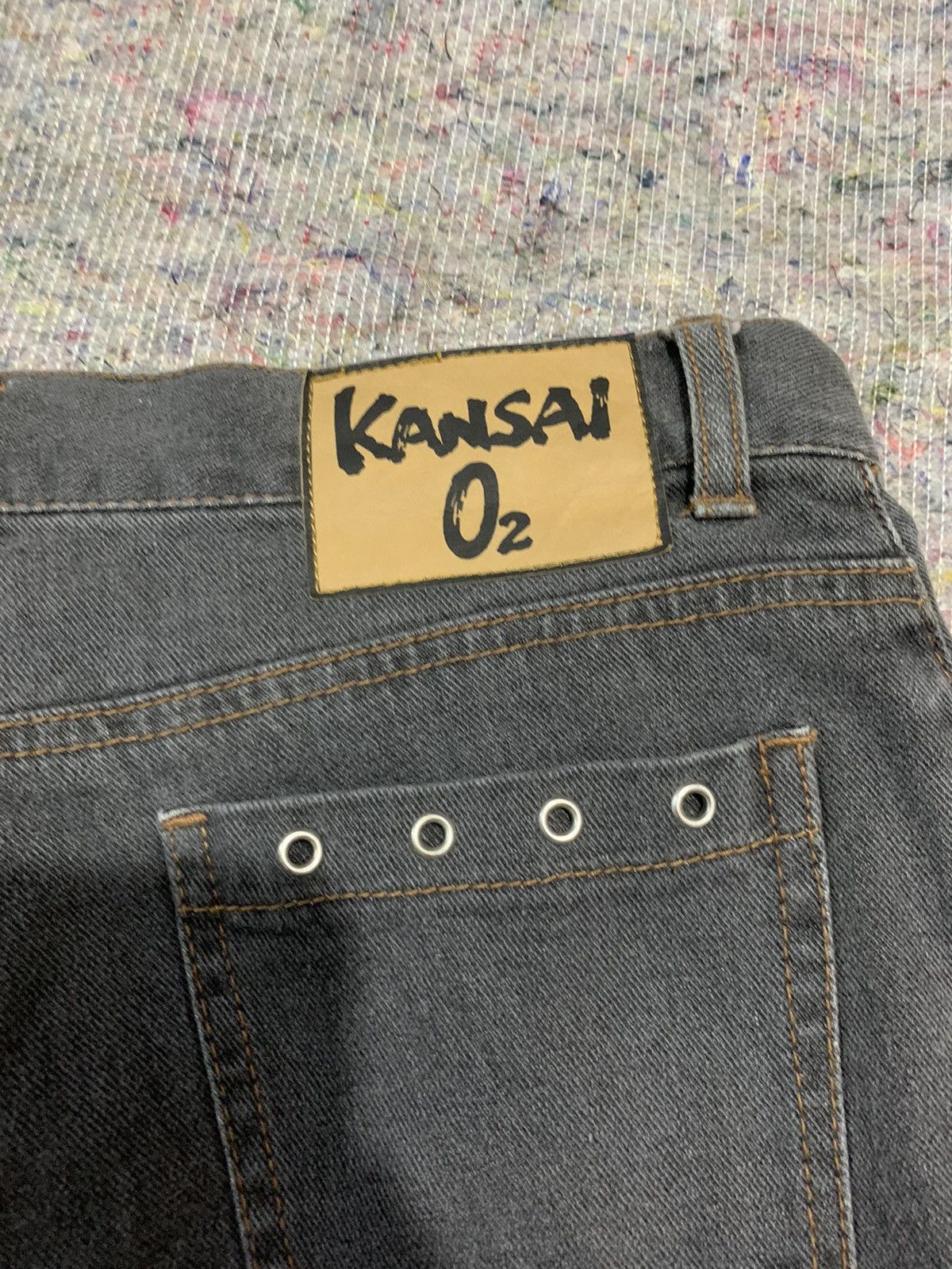 Issey Miyake 🖤BLACFRIDAY🖤Vintage kansai flared jeans Size 32" / US 10 / IT 46 - 5 Thumbnail