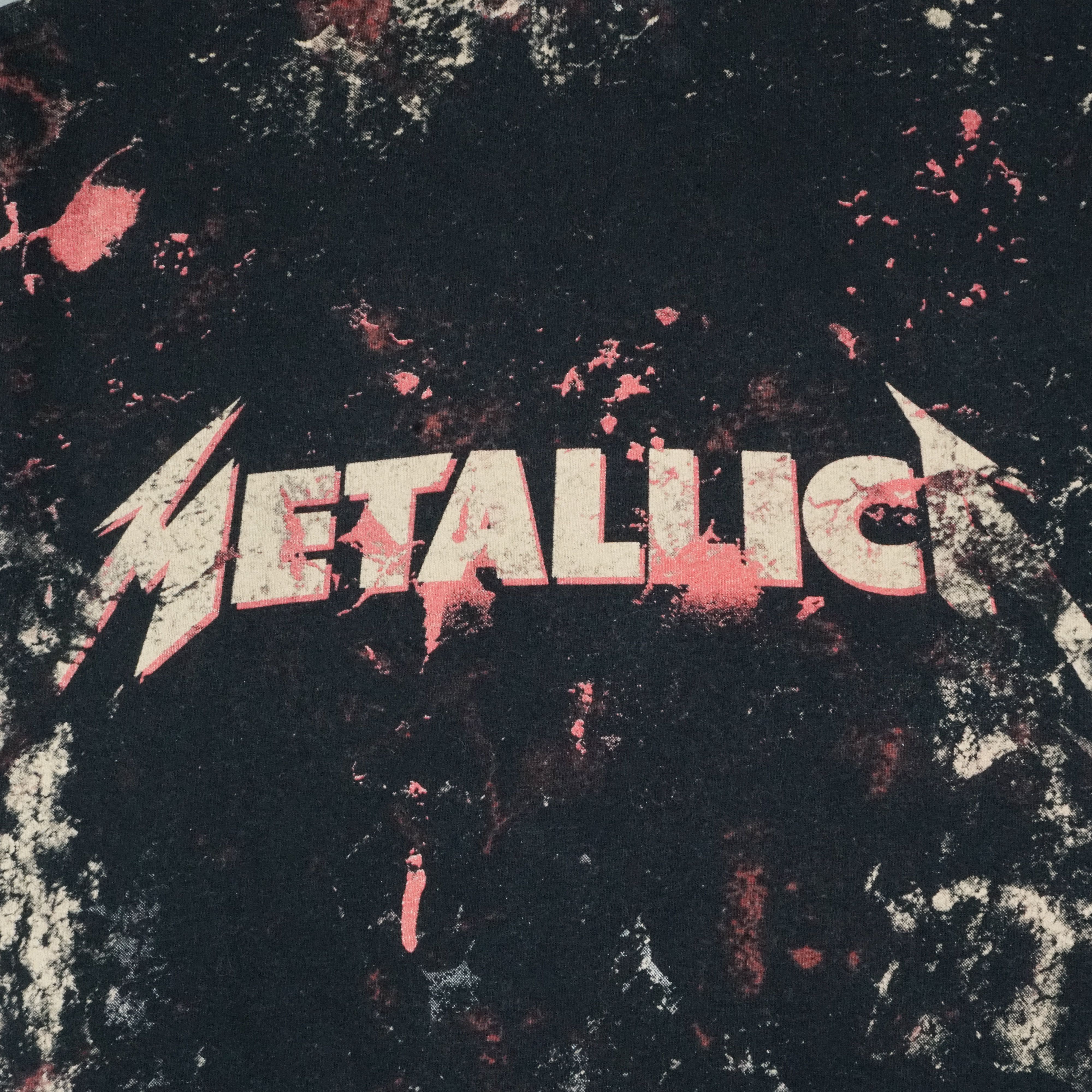 Metallica × Vintage 2010s Metallica t-shirt All Over Print Size US S / EU 44-46 / 1 - 6 Thumbnail