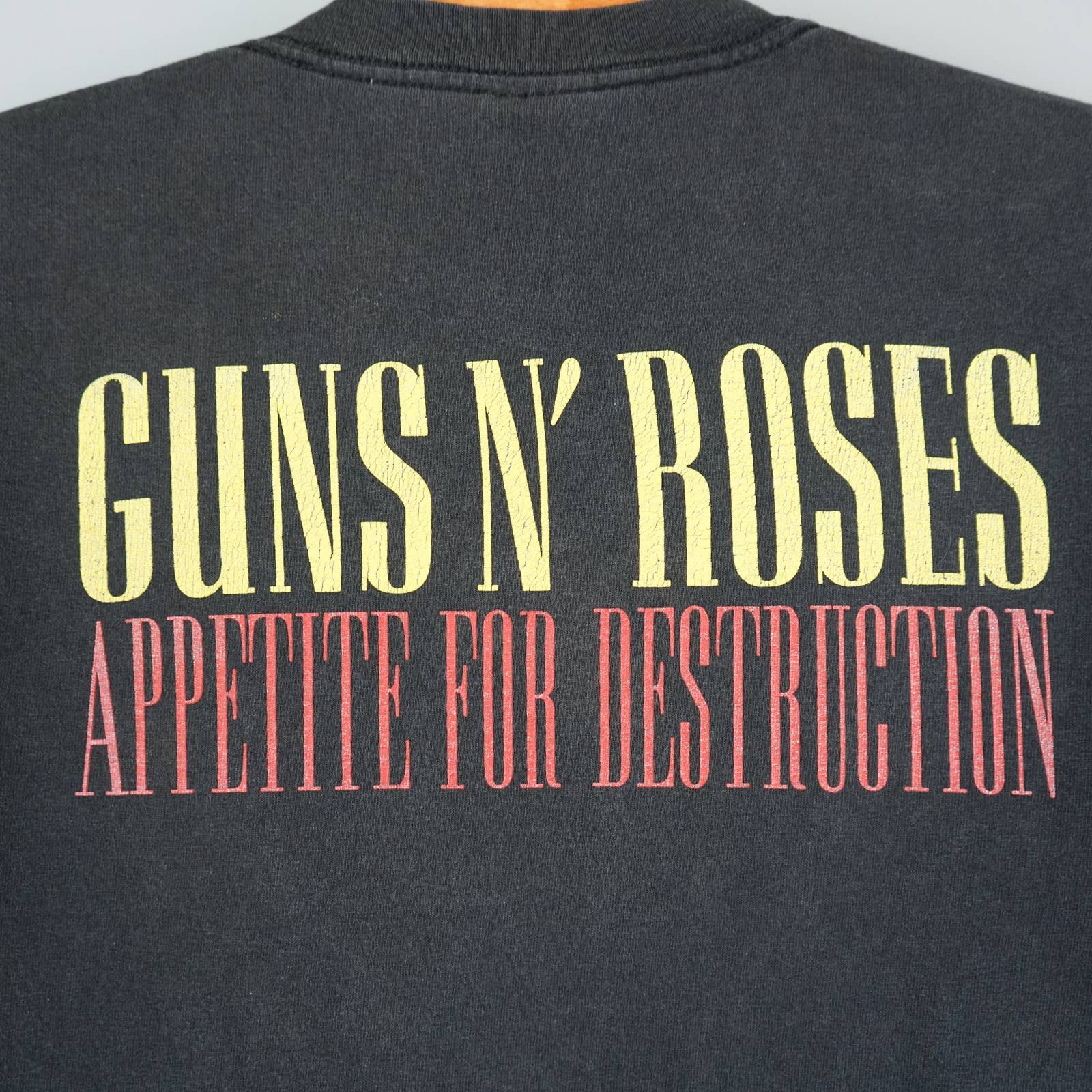 Band Tees × Vintage Vintage Guns N Roses t shirt 1990s Size US S / EU 44-46 / 1 - 7 Thumbnail