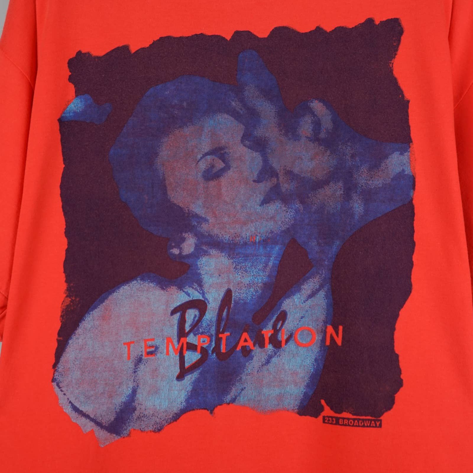 Band Tees × Vintage Vintage Blue Temptation Broadway 1990s t shirt Size US XXL / EU 58 / 5 - 2 Thumbnail