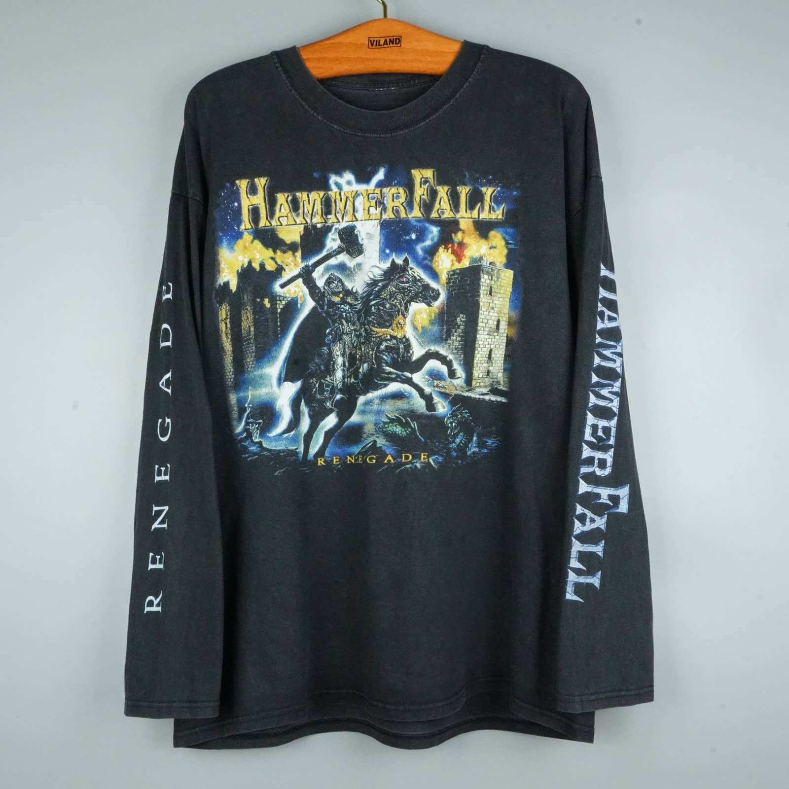 Band Tees × Vintage 2000 HammerFall t-shirt Renegade Size US XXL / EU 58 / 5 - 1 Thumbnail