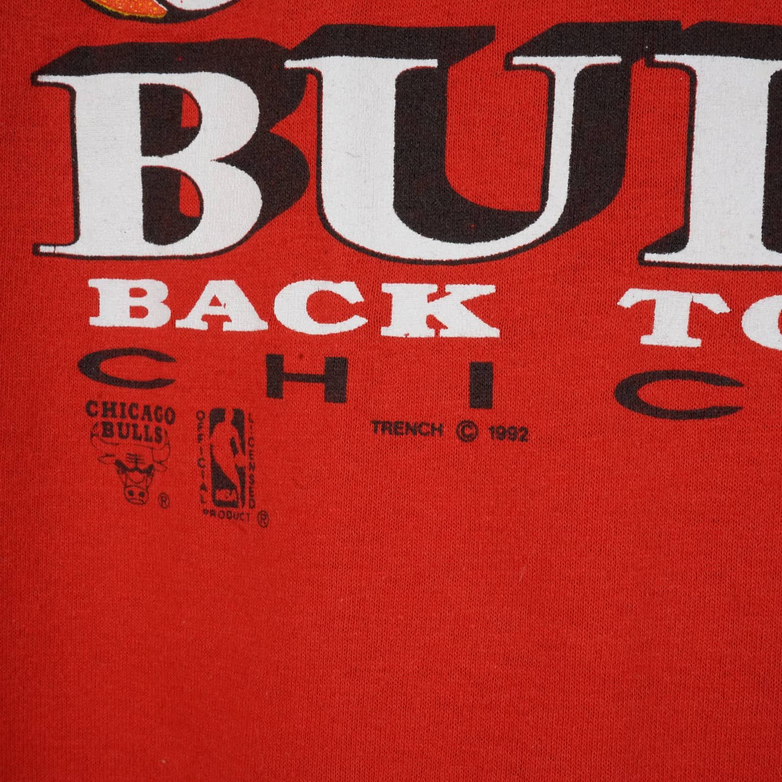 NBA × Vintage 1990s Chicago Bulls t-shirt Size US XXL / EU 58 / 5 - 3 Thumbnail