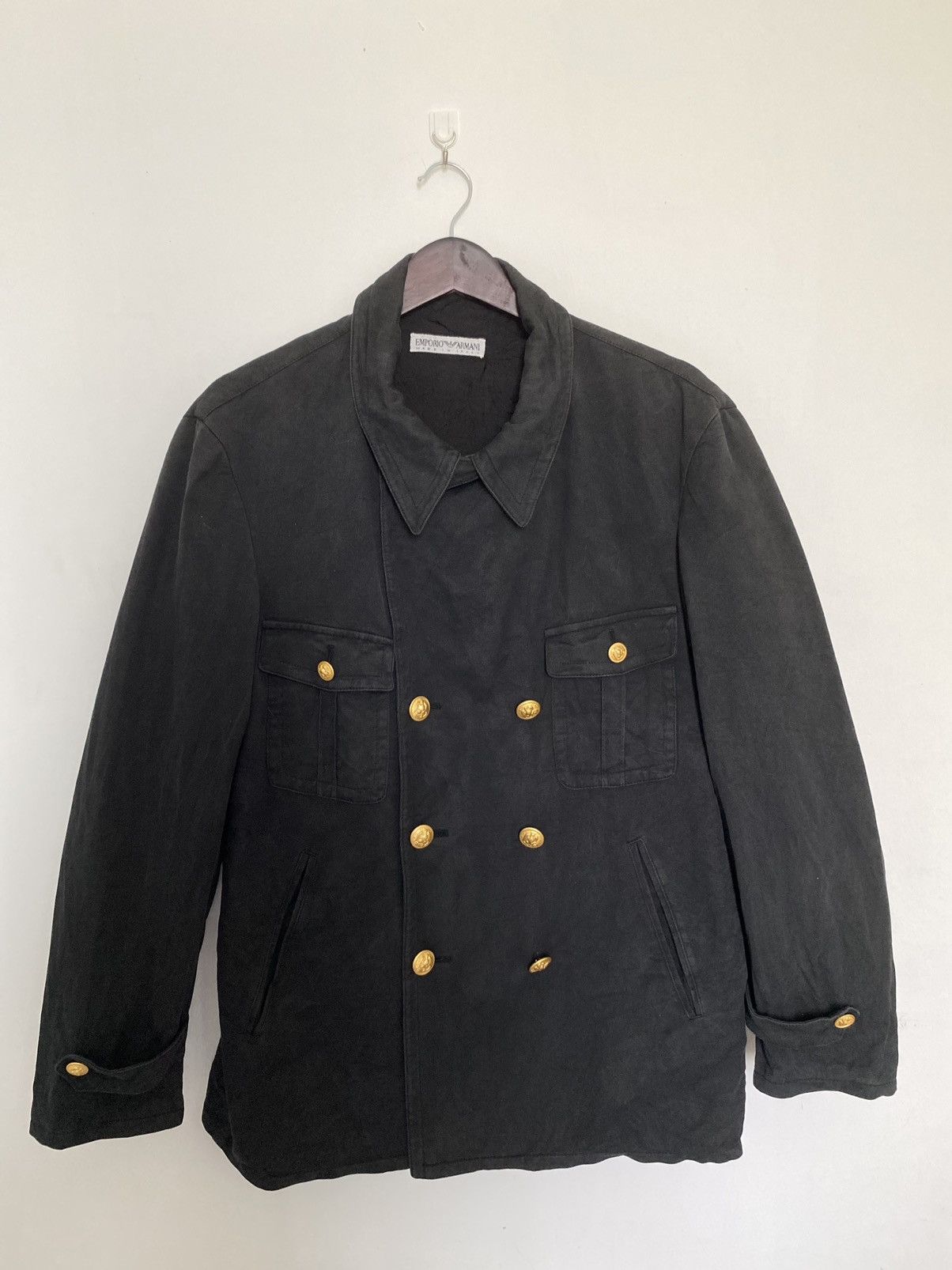 Vintage Emporio Armani Suede Jacket shops