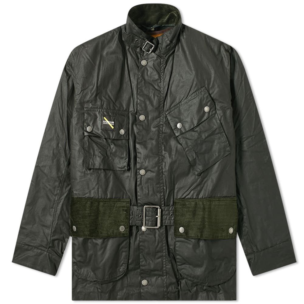 image of NWT Barbour International X Saturdays Nyc Wax Jacket in Sage, Men's (Size XL)