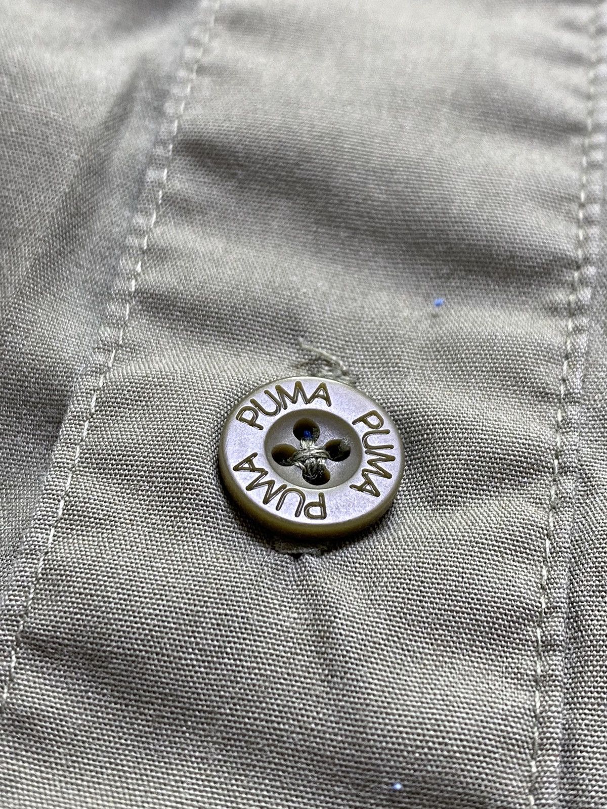 Puma SAMPLE vintage Puma khaki shirt tech wear vibe Travis Scott Size US M / EU 48-50 / 2 - 6 Thumbnail