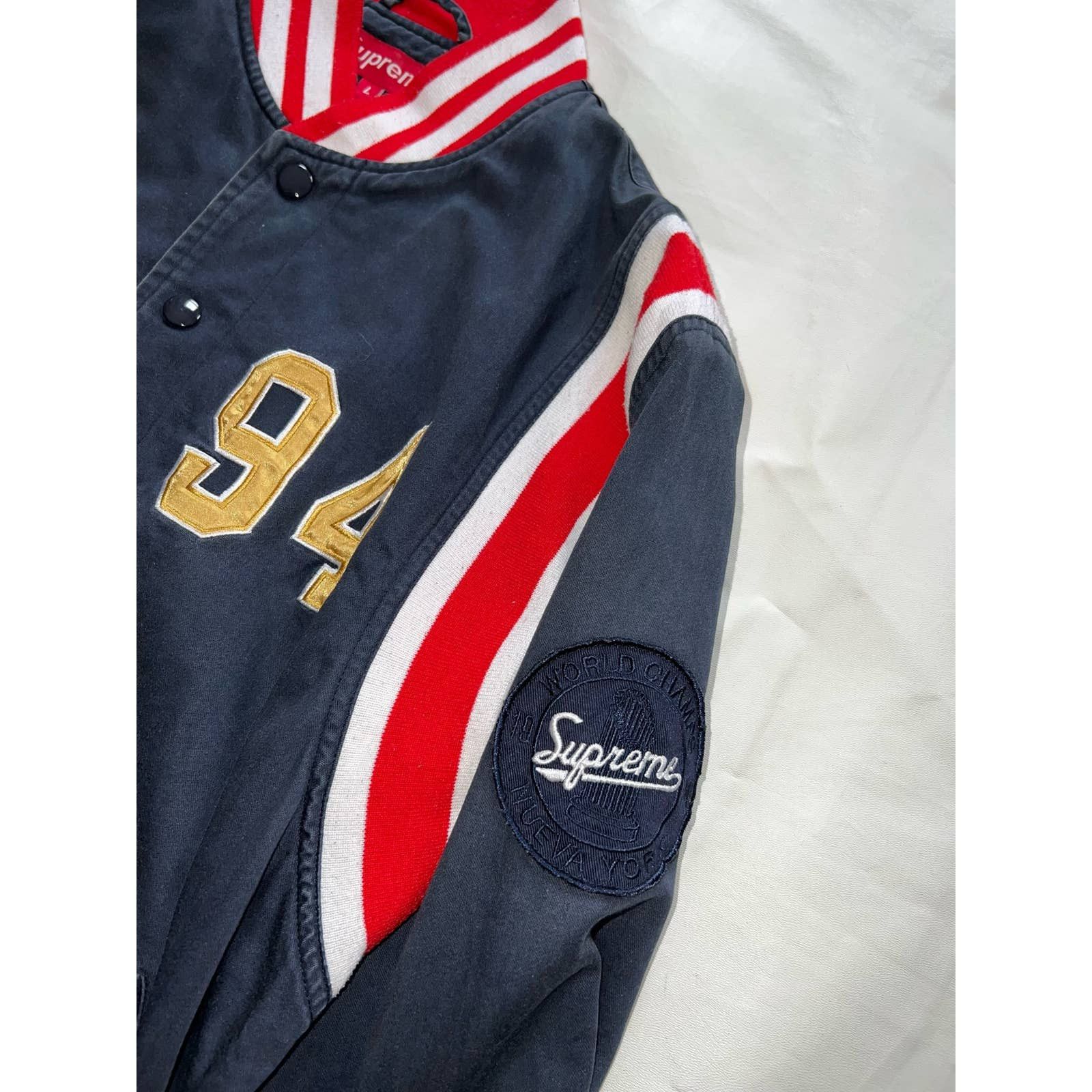 Supreme Supreme 2006 Baseball Jacket Size US L / EU 52-54 / 3 - 3 Thumbnail