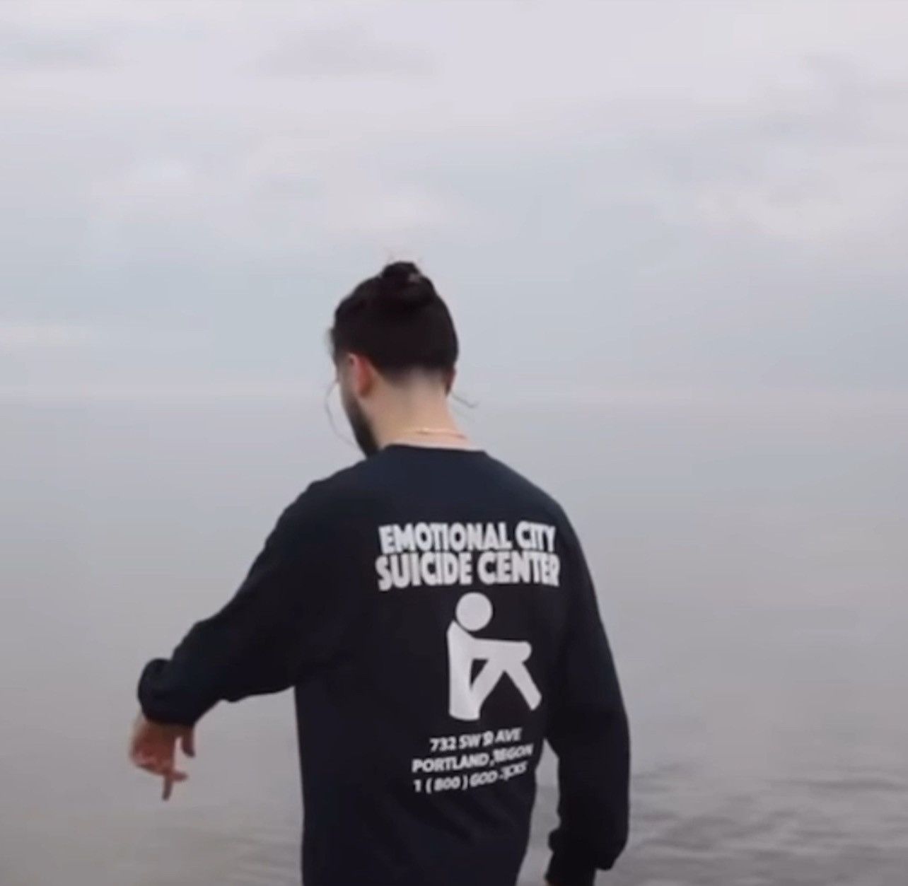 Lxrdknows LXRDKNOWS emotional city suicide hotline OG long sleeve tee Size US S / EU 44-46 / 1 - 6 Thumbnail
