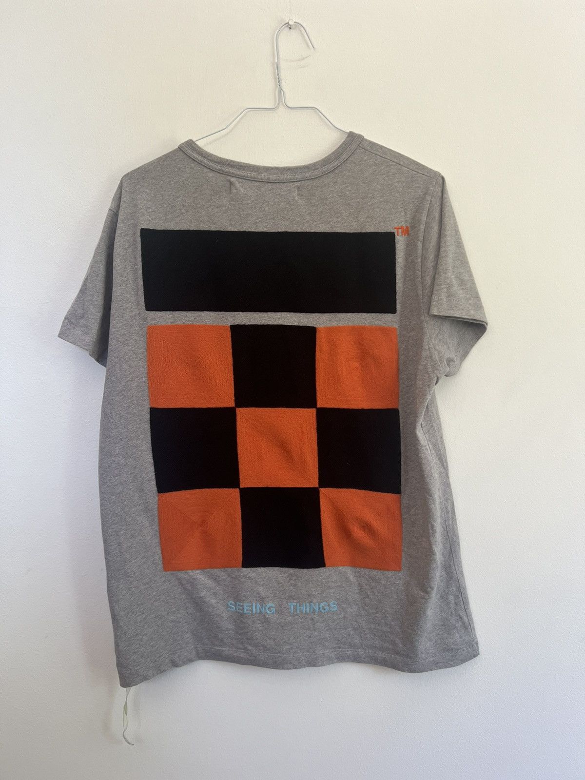 Off-White Off white Seeing things Checker TEE *Limited* Size US M / EU 48-50 / 2 - 1 Thumbnail