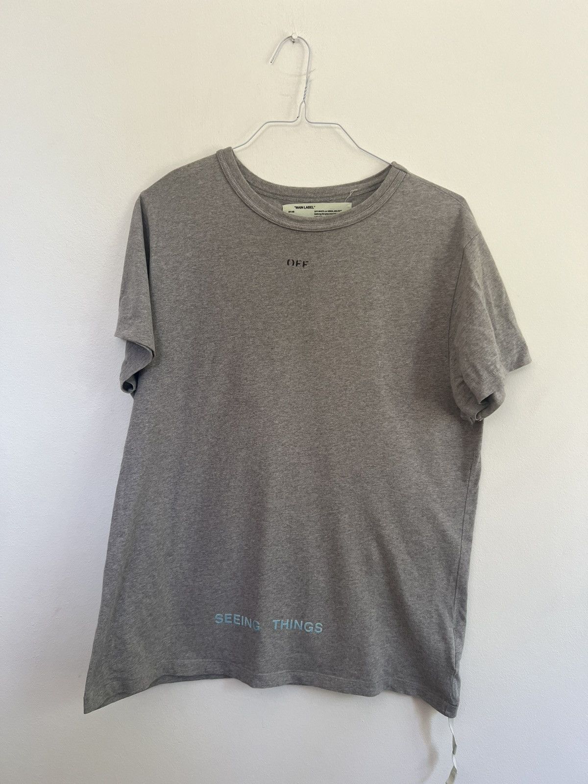 Off-White Off white Seeing things Checker TEE *Limited* Size US M / EU 48-50 / 2 - 2 Thumbnail
