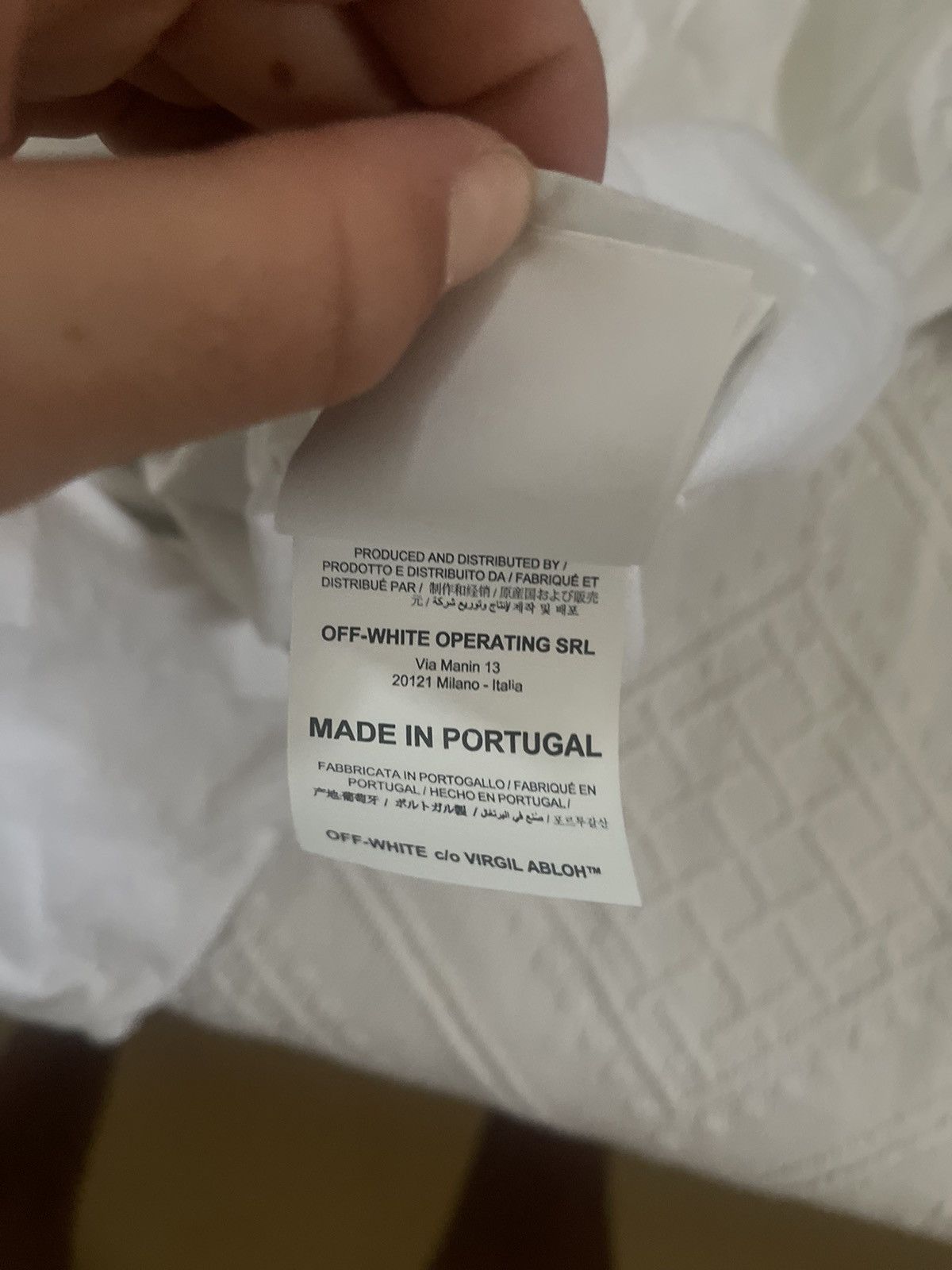 Off-White Off white airport tape TEE Size US S / EU 44-46 / 1 - 13 Thumbnail
