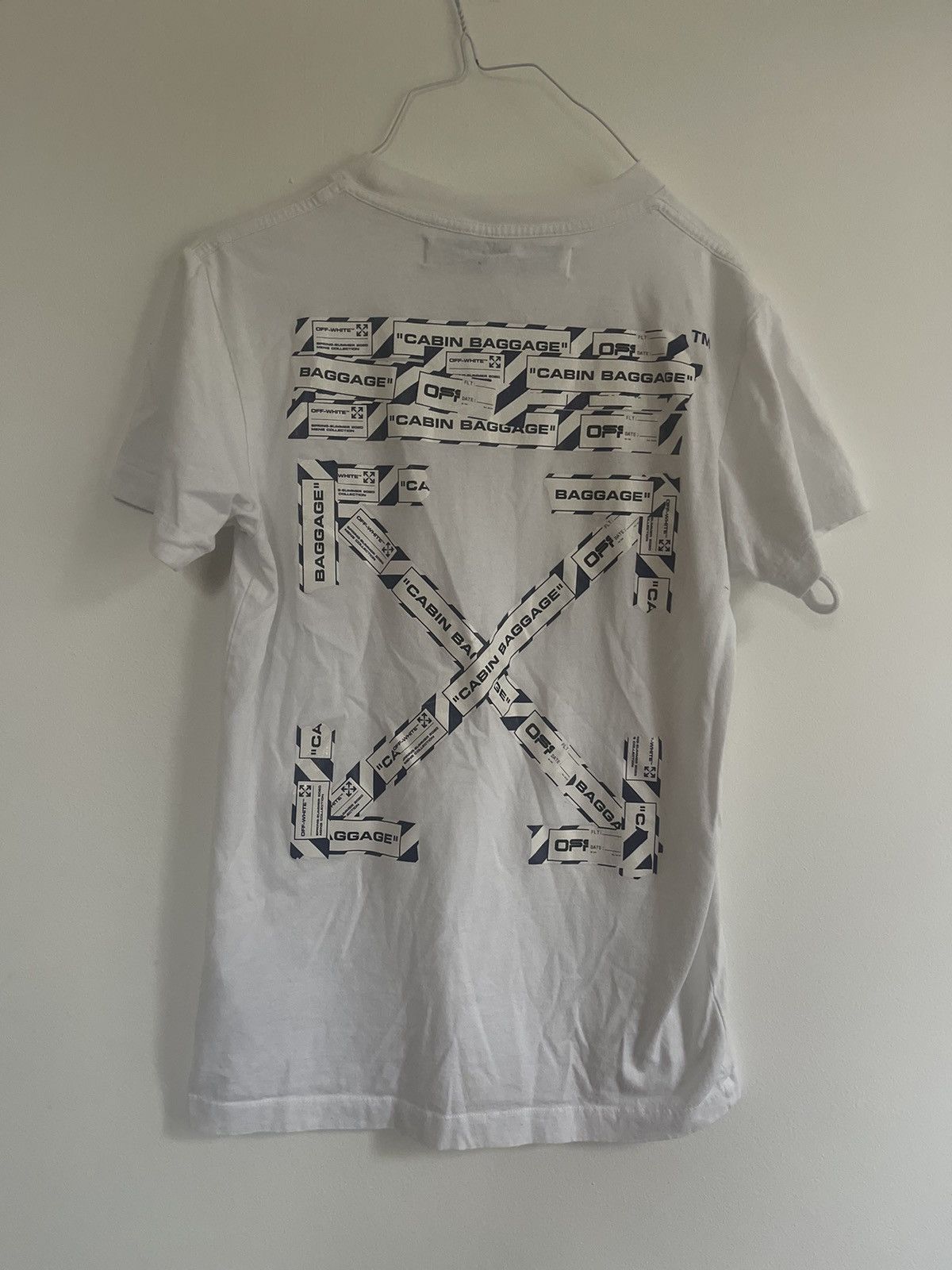 Off-White Off white airport tape TEE Size US S / EU 44-46 / 1 - 5 Thumbnail