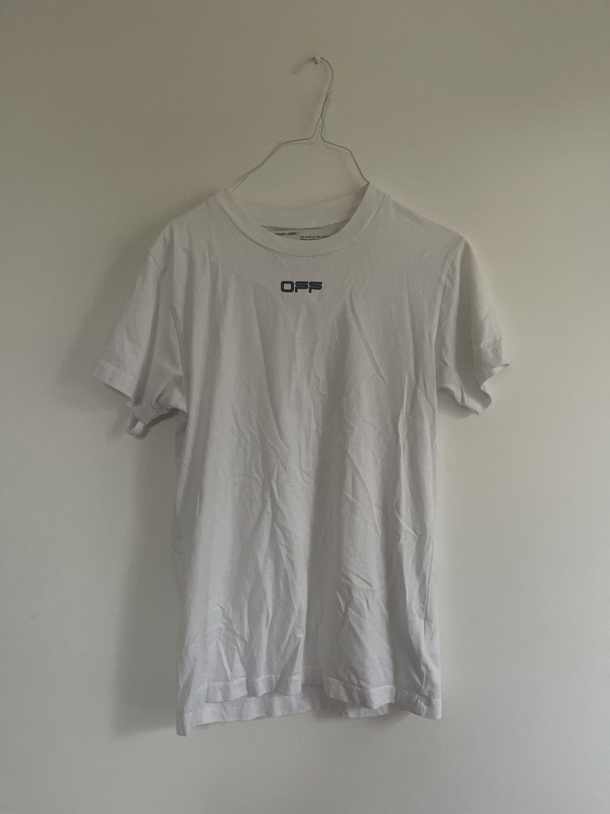 Off-White Off white airport tape TEE Size US S / EU 44-46 / 1 - 2 Thumbnail