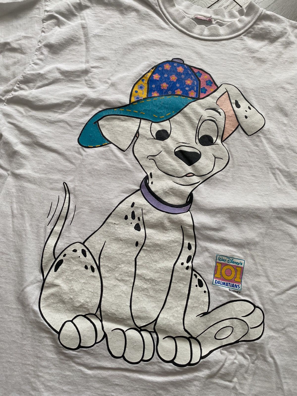 Disney × Vintage Vintage 90’s 101 Dalmatian Big Print PromoT-Shirt Size US XL / EU 56 / 4 - 3 Thumbnail