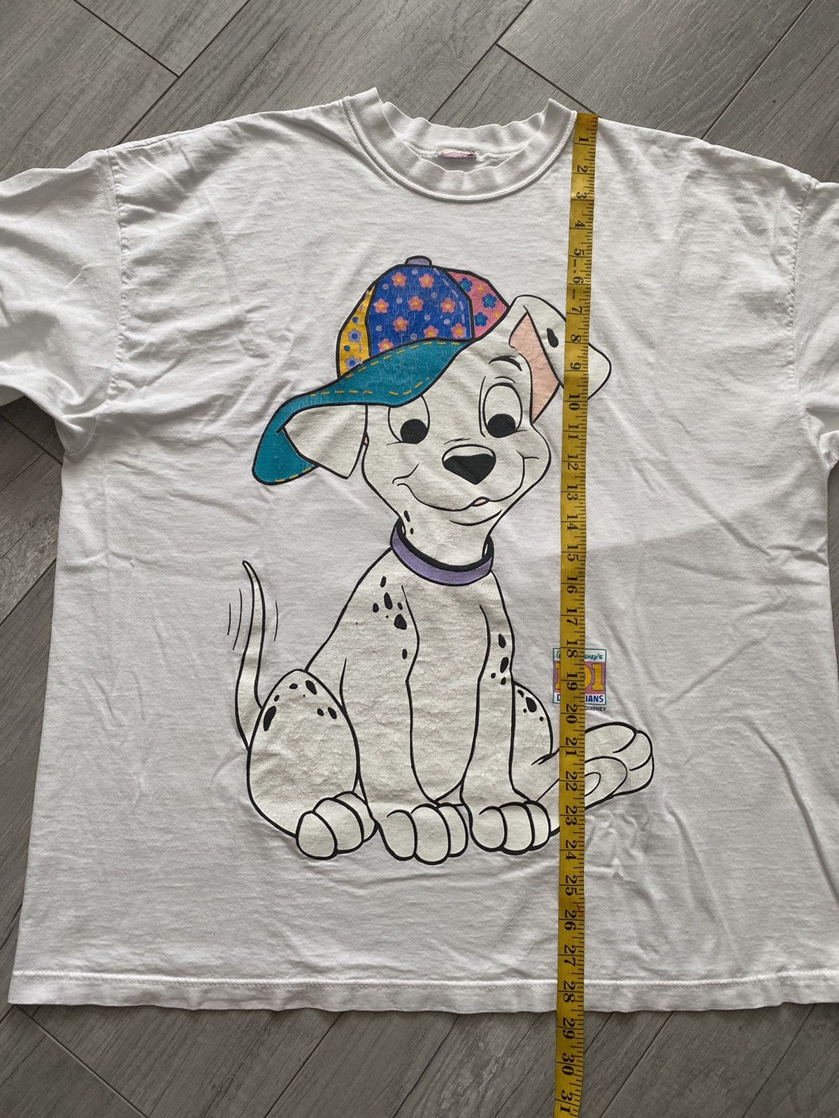 Disney × Vintage Vintage 90’s 101 Dalmatian Big Print PromoT-Shirt Size US XL / EU 56 / 4 - 12 Thumbnail