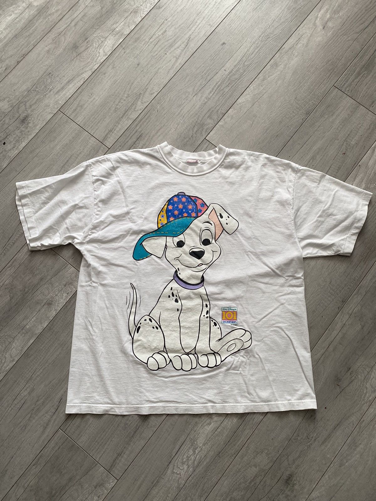 Disney × Vintage Vintage 90’s 101 Dalmatian Big Print PromoT-Shirt Size US XL / EU 56 / 4 - 2 Thumbnail