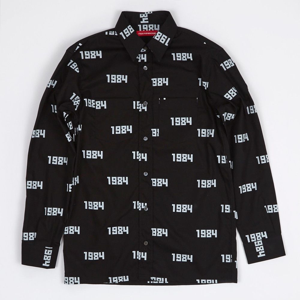 Gosha Rubchinskiy 1984 All Over Print Button Up Shirt Size US M / EU 48-50 / 2 - 1 Thumbnail