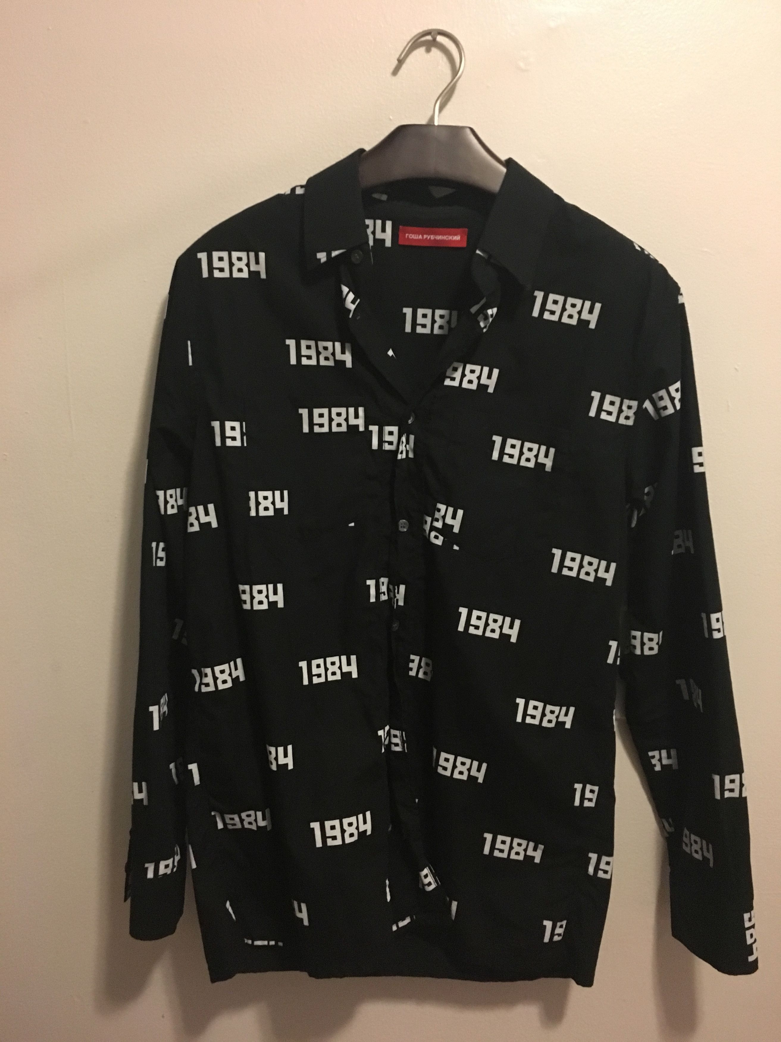 Gosha Rubchinskiy 1984 All Over Print Button Up Shirt Size US M / EU 48-50 / 2 - 2 Thumbnail